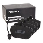 RIDEX Piduriklotsi komplekt,  ketaspidur 402B0839