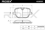 RIDEX Piduriklotsi komplekt,  ketaspidur 402B1011