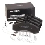 RIDEX Piduriklotsi komplekt,  ketaspidur 402B1076