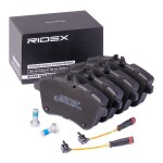 RIDEX Piduriklotsi komplekt,  ketaspidur 402B1427
