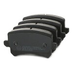 RIDEX Piduriklotsi komplekt,  ketaspidur 402B1475
