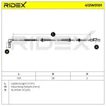 RIDEX abs andur / rattapöörete arv 412W0101