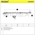 RIDEX abs andur / rattapöörete arv 412W0217