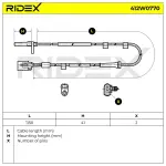 RIDEX abs andur / rattapöörete arv 412W0770
