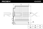 RIDEX Filter,  salongiõhk 424I0030