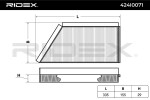 RIDEX Filter,  salongiõhk 424I0071