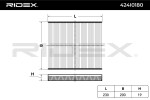 RIDEX Filter,  salongiõhk 424I0180