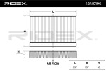 RIDEX Filter, salongiõhk 424I0196