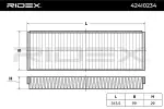 RIDEX Filter,  salongiõhk 424I0234