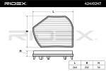 RIDEX Filter, salongiõhk 424I0247