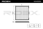 RIDEX Filter,  salongiõhk 424I0254