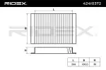 RIDEX Filter, salongiõhk 424I0372