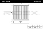 RIDEX Filter,  salongiõhk 424I0513
