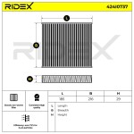 RIDEX Filter, salongiõhk 424I0737