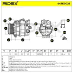 RIDEX Kompressor,  kliimaseade 447K0029