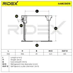 RIDEX Kondensaator,  kliimaseade 448C0015
