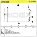 RIDEX Kondensaator, kliimaseade 448C0082