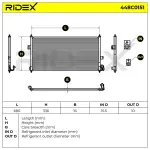 RIDEX Kondensaator, kliimaseade 448C0151