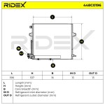 RIDEX Kondensaator,  kliimaseade 448C0196