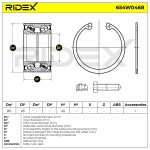 RIDEX Rattalaagrikomplekt 654W0468