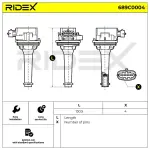RIDEX Süütepool 689C0004