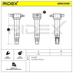 RIDEX Süütepool 689C0169
