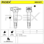 RIDEX Süütepool 689C0371