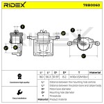 RIDEX Pidurisadul 78B0060