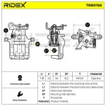 RIDEX Pidurisadul 78B0156