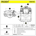 RIDEX Pidurisadul 78B0158