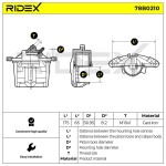 RIDEX Pidurisadul 78B0210