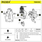 RIDEX Pidurisadul 78B0353