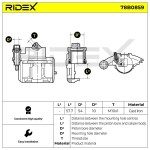 RIDEX Pidurisadul 78B0859