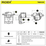 RIDEX Pidurisadul 78B1033