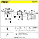 RIDEX Pidurisadul 78B1175