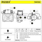 RIDEX Pidurisadul 78B1905