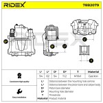 RIDEX Pidurisadul 78B2079