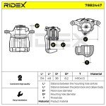 RIDEX Pidurisadul 78B2447