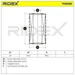 RIDEX Õlifilter 7O0060