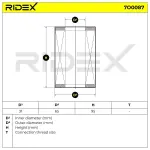 RIDEX Õlifilter 7O0087