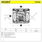 RIDEX Õlifilter 7O0220