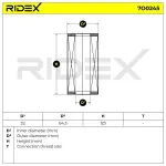 RIDEX Õlifilter 7O0245
