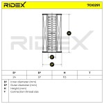 RIDEX Õlifilter 7O0291