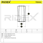 RIDEX Õlifilter 7O0424