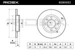 RIDEX Тормозной диск 82B0052