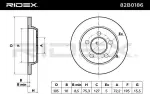RIDEX Piduriketas 82B0186