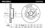RIDEX Piduriketas 82B0399