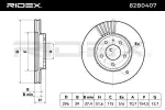 RIDEX Piduriketas 82B0407