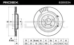 RIDEX Piduriketas 82B0534