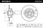 RIDEX Piduriketas 82B0540
